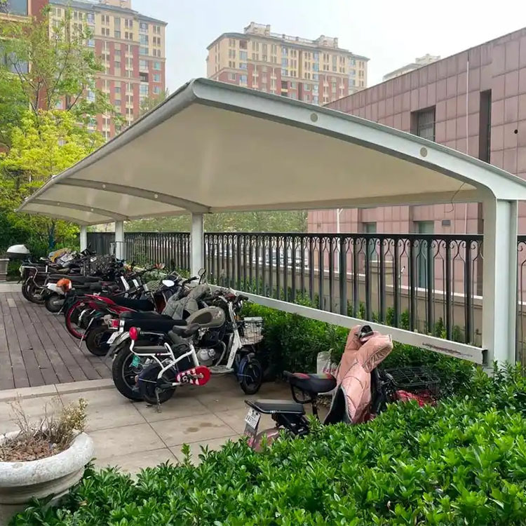 茫崖市膜结构电动车棚